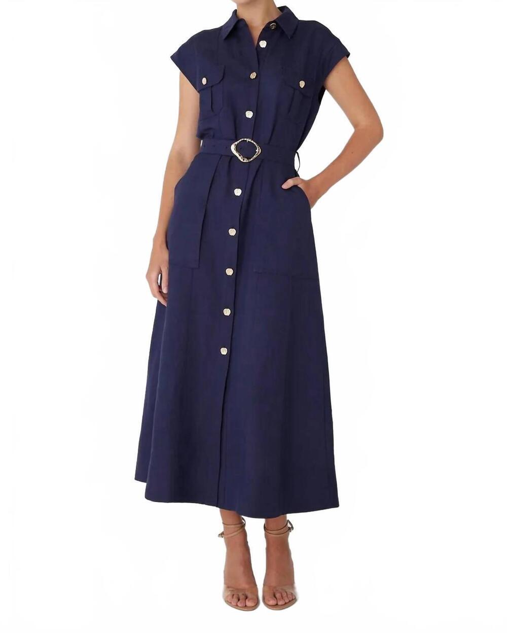 NEW JS71 helsa dress in navy